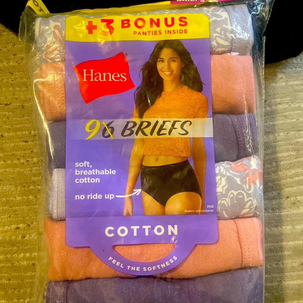 Hanes briefs for women size 7 brand new in package never opened